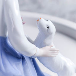 Статуэтка Дама с собакой 22 см / HP095 /уп 24/ - Галеонтрейд фото 5