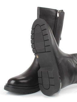 ZA4226M BLACK Сапоги зимние женские (натуральная кожа, натуральный мех, натуральная байка)