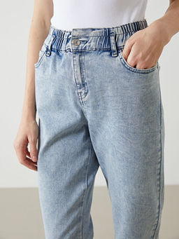 Slim Mom Kad?n Jean Pantolon
