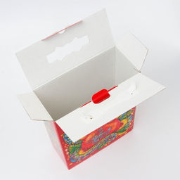 Подарочная коробка, Новогодняя Восточная змея с пластиковой ручкой 23.5?9.5?30 см - Simaland фото 5