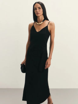 Юбка из тенселя с декоративным элементом / Zarina  фото 2