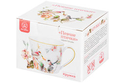 Кружка 420 мл 13,5*10,5*8,5 см Певчие птички NEW BONE CHINA, фарфор - Elan gallery фото 4
