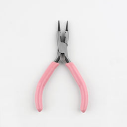 Круглогубцы с бокорезом, для рукоделия, 13×6.5 см, розовые