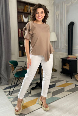 Блуза Rumoda 2122 капучино  фото 3