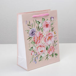 Цена за 2 шт. Пакет подарочный ламинированный, упаковка, Present for you, MS 18×23×8 см