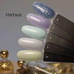 Rihard Gel Polish Vintage 05 Гель-лак "Винтаж" с поталью, 10 мл