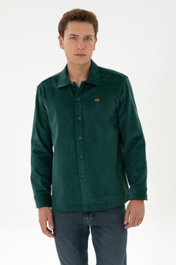 Erkek Koyu Ye_il Uzun Kollu G_mlek