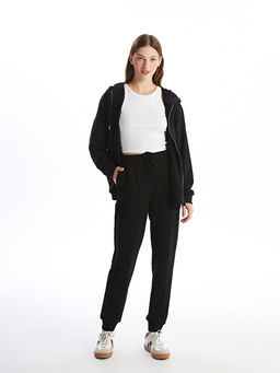 Kad?n Beli Lastikli D?z Jogger E?ofman Alt?