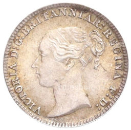 1 пенни 1887 года Великобритания Маунди