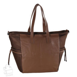 Сумка дорожная кожаная 9010W khaki Polina&Eiterou в Новосибирске