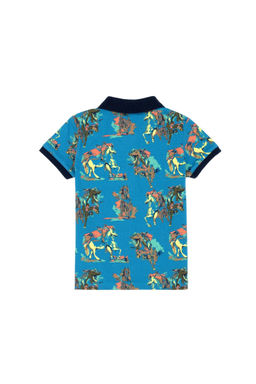 U. S. Polo Assn Футболка-поло цвета индиго для мальчика - U.s. polo assn фото 2