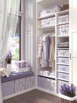 VAL HL-ZIP-LMS Набор кофров д/хран.с молн.,3шт.,40*30*25см,30*28*15см,30*15*15см,HERBARIUM LAVENDER, шт