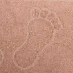 Полотенце махровое для ног 50х70см, бежевый 100% хлопок, 400 г/м - Текстиль центр фото 3