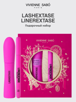 Vivienne Sabo Подарочный набор (тушь Lashextase подводка Linerextase 01) 2025  фото 2