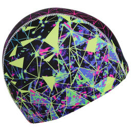 Шапочка для плавания взрослая ONLYTOP, тканевая, обхват 48 см, МИКС