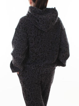 003 DK. GRAY/LEOPARD Костюм спортивный зимний женский (95% хлопок, 5% полиэстер)