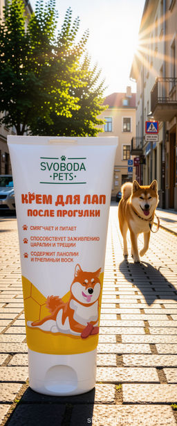 SVOBODA PETS крем д/лап после прогулки туб.60мл