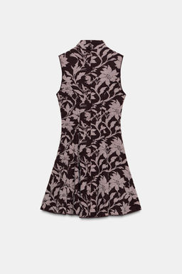 SHORT JACQUARD DRESS
