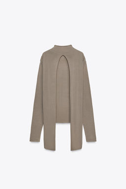 KNIT TOP WITH TIE BACK - Zara фото 7