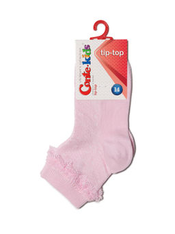 Цена за 2 пары Conte-kids TIP-TOP (с кружевной лентой) св.розовый