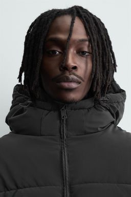 RUBBERISED PUFFER GILET