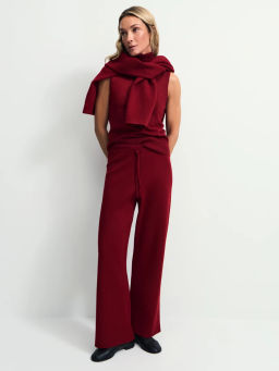 Топ без рукавов с воротником стойкой / Zarina  фото 3