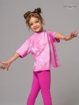 Костюм Мун тайдай розовый-ягода - Sovalina фото 6
