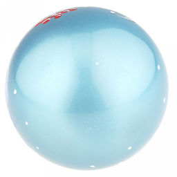 Елочная игрушка шар стеклянная д9,5см, голубой металлик, ручная художественная роспись, подарочная упаковка (Россия) - Домашняя мода фото 6