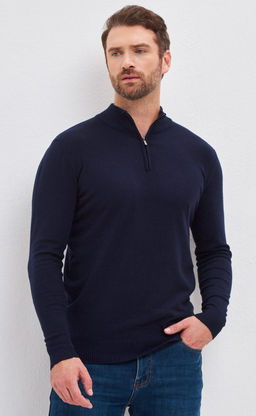 Джемпер F121-01-889 navy - Fine joyce фото 10