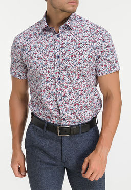 Сорочка мужская короткий рукав GREG 123/201/22495/ZS/C/1  фото 9