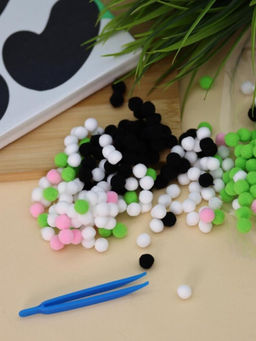 Картина из помпонов на подрамнике Draw Me! Cute sheep, (20 х 20 см)