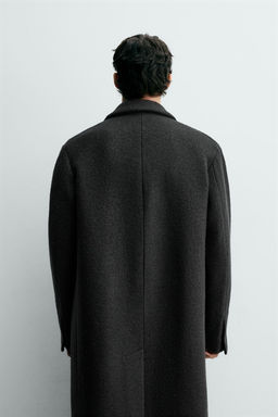 BOUCL_ TEXTURE WOOL COAT - Zara фото 3