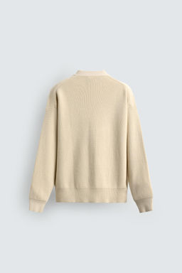 C?RDIGAN ESTRUCTURA ALGOD?N / Crudo - Zara фото 7