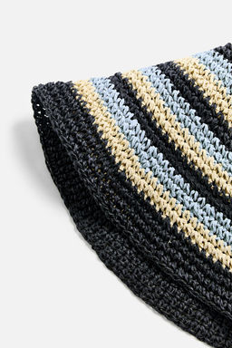 STRIPED CROCHET HAT - Zara фото 13