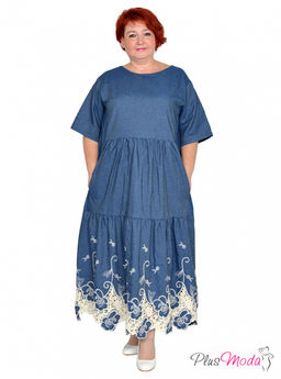 Платье Модель №1489 размеры 44-84 - Plusmoda фото 7