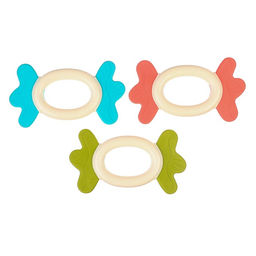 Прорезыватель силиконовый Крошка Я «Конфета», от 3 мес., МИКС