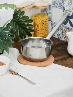 Ковш нерж. 16 см С ДЛИННОЙ РУЧКОЙ, арт. AST-002-ДК-16