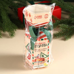 Чай чёрный Новогодняя почта с лимоном, в коробке конфете, 100 г. - Фабрика счастья фото 6