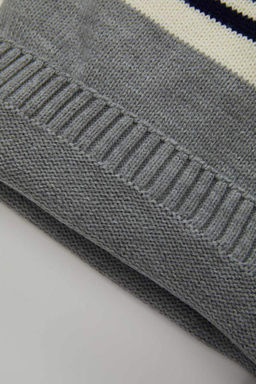 Полосатый свитер для маленьких мальчиков - Defacto фото 4