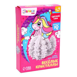 Набор для выращивания кристалла Опыты. Чудесные кристаллы, единорог - Эврики фото 4