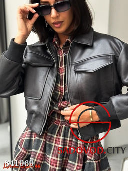 Кожаная куртка весенняя