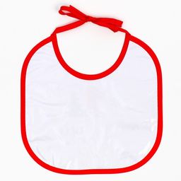 Нагрудник Крошка Я 1 Новый год непромокаемый на завязках, махра, новогодняя подарочная упаковка  фото 4