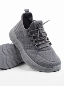 03-TEX-D01-08 GREY Кроссовки летние мужские (текстиль)