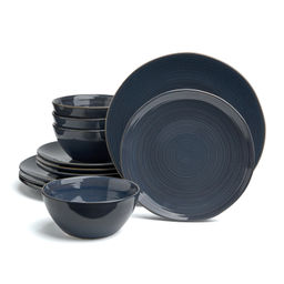 НАБОР ОБЕДЕННЫЙ BRONCO CONCEPT НА 4ПЕР. 12 ПР. СИНИЙ  фото 5