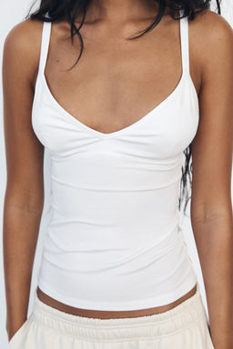 STITCHED VEST TOP - Zara фото 3