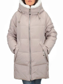 Y23-868 BEIGE Куртка зимняя женская (тинсулейт) - Фабричный китай фото 2