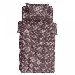 Постельное белье, комплект 1,5 спальный "Вахта" коричневый, 3 предмета: пододеяльник 145х215см, простыня 150х215см, 1 наволочка 50х70см с клапаном-запахом, бязь "Комфорт" 121г/м2, хлопок 100%, упаковка "эконом" ПВХ 32х41х2,5см, "Домашняя мода" (Росси