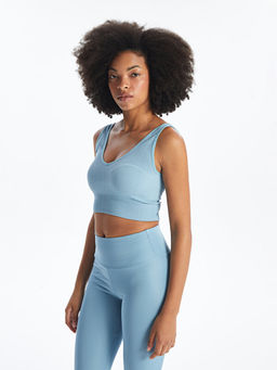 V Yaka D?z Seamless Kad?n Spor B?stiyer