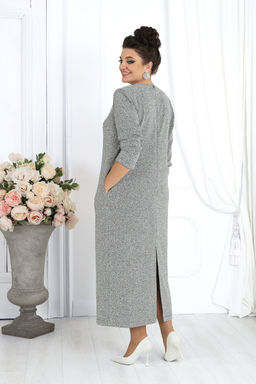 Платье Ninele 6036 серебро фото 9