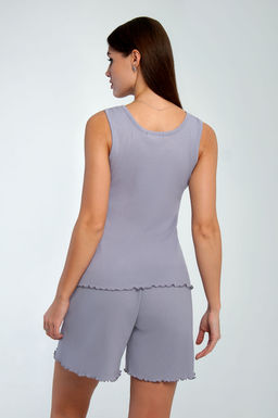 Арт. 9156/1 Пижама с шортами 42-50 (5 шт) Цвет:верх-сиреневый,низ-сиреневый - Калинка фото 4